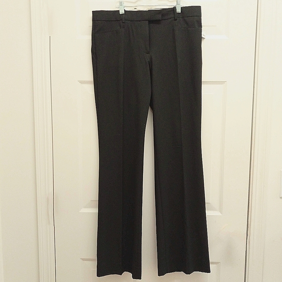 Gap Modern Boot Dress Pants Mid Rise Stretch Office Business Career Black 6R - Picture 1 of 16